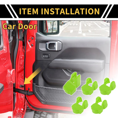 Door Limiting Cover Trim for Jeep Wrangler JL JLU (2018-2024) Green