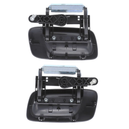 Outer Door Handle Set of 4 for Holden Astra (1998-2005) Black Front Rear