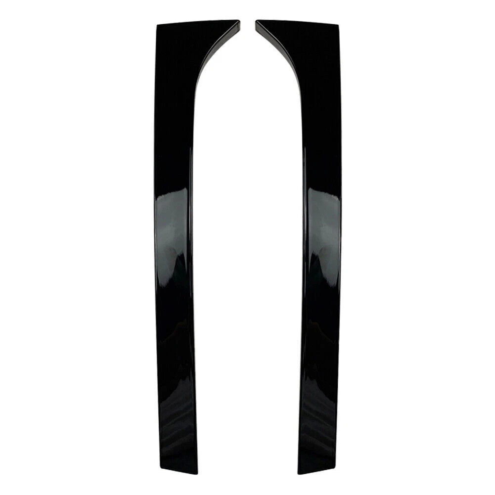 Rear Black Window Spoiler Trim Covers for Skoda Superb (2008-2015)