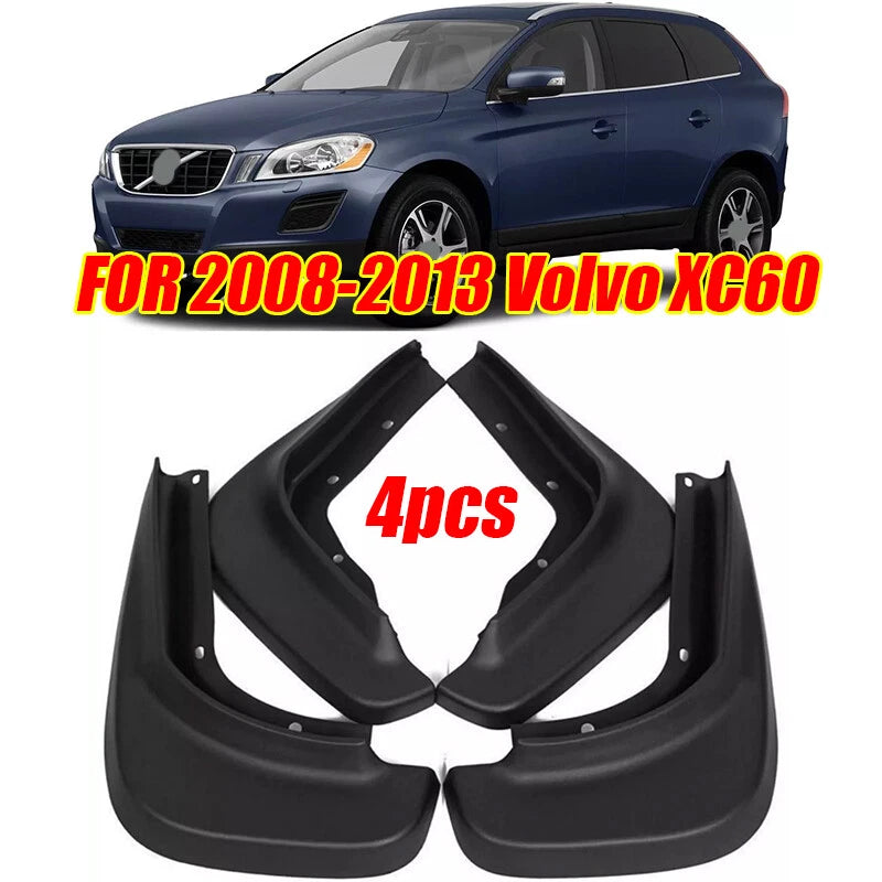 4Pcs / Set / Front & Rear Splash Guards for Volvo XC60 (2008–2013)