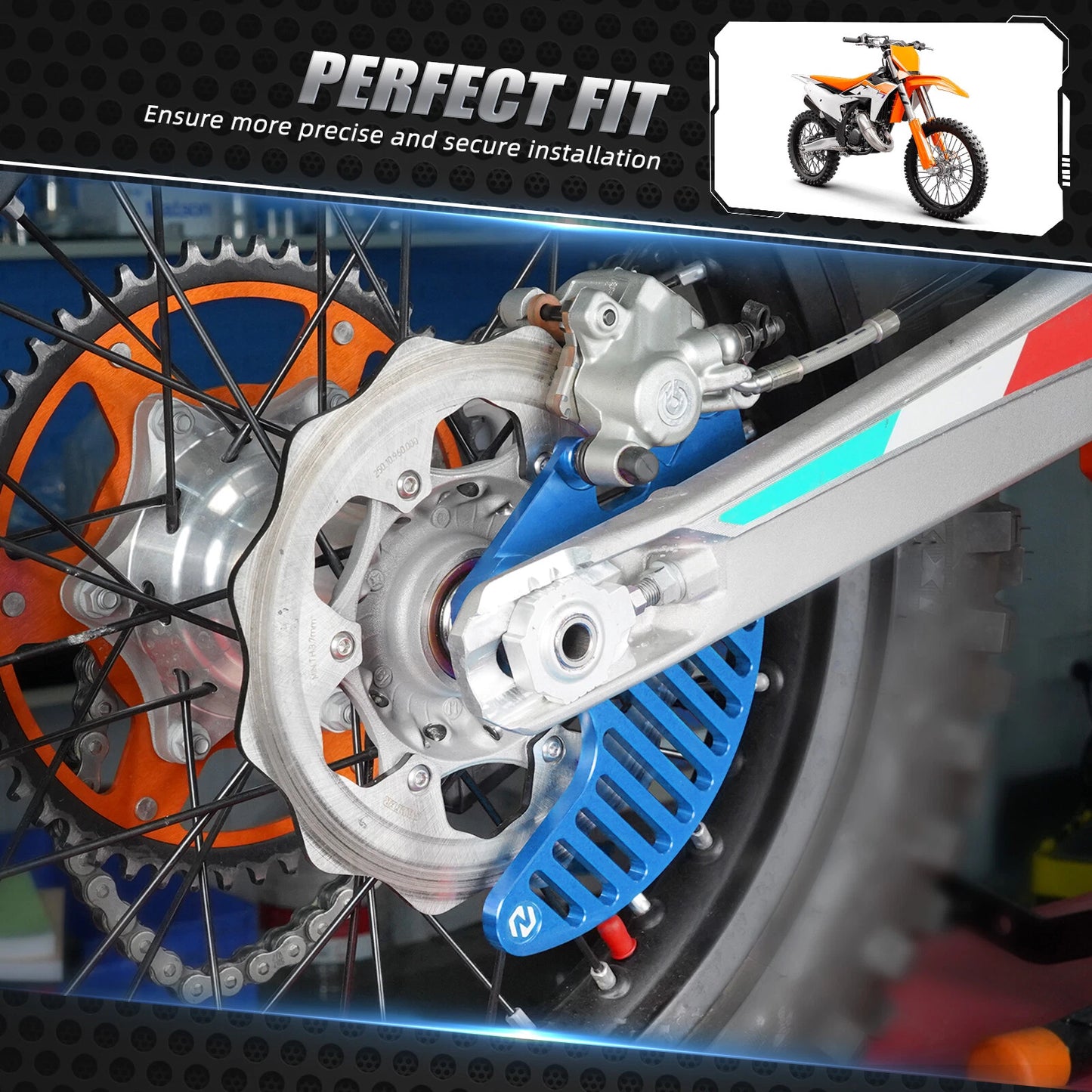 Rear Brake Disc Guard Cover for Husqvarna TC FC TX FX TE FE 125-501 (2014-2025)