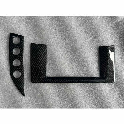 Carbon Fiber Dashboard Media Screen Cover Trim for Maserati GranTurismo 08-2017