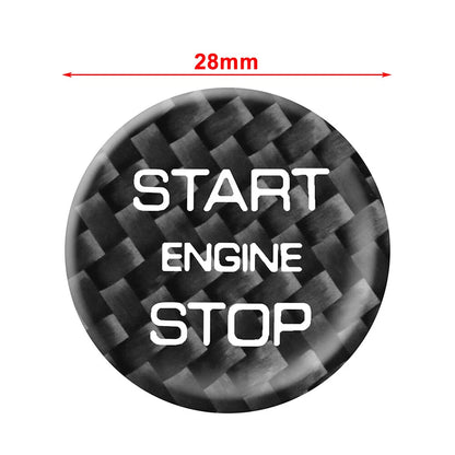 Engine Start Stop Button Trim for Land Rover Discovery Sport (2016-2019) Red
