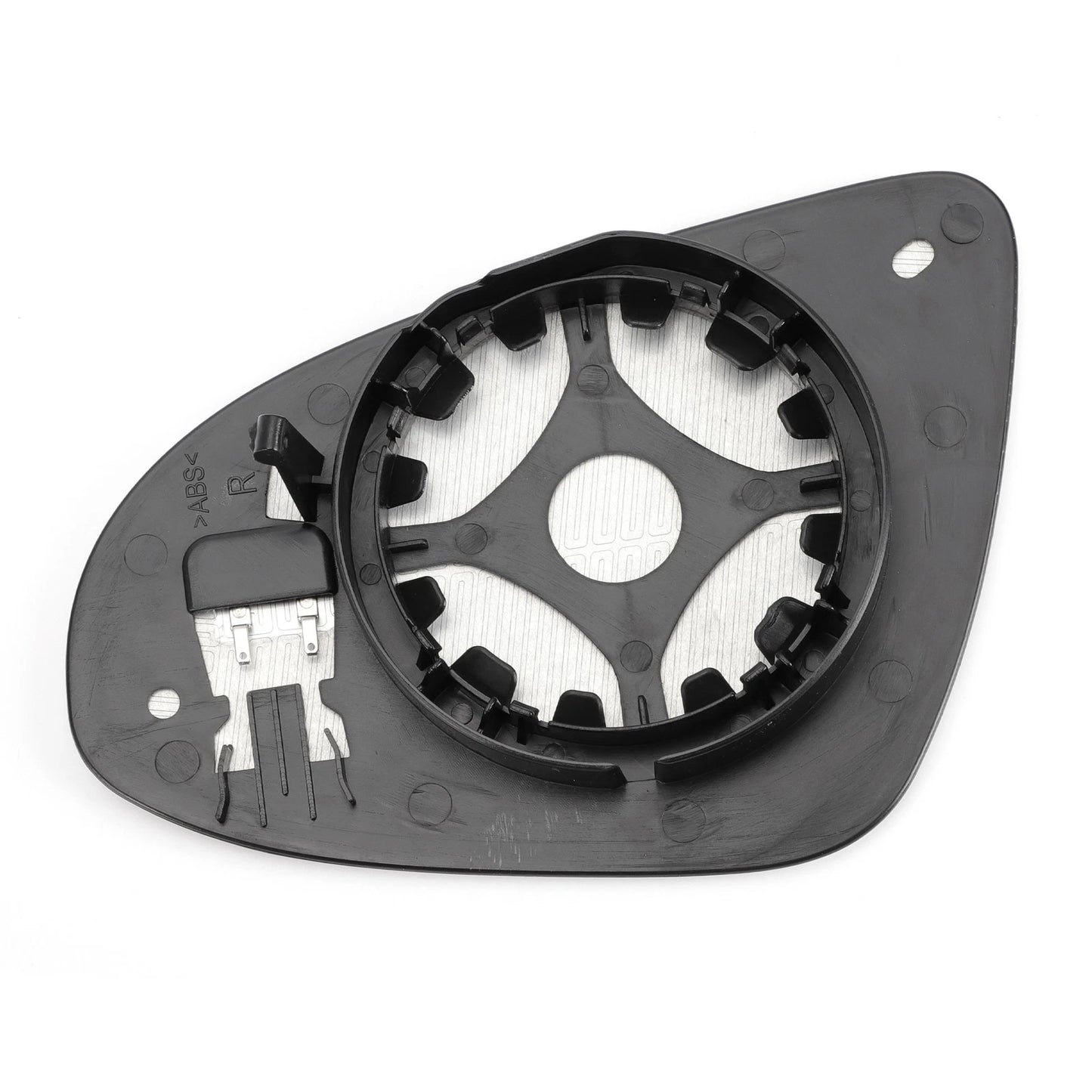 Right Side Heated White Mirror Glass for Peugeot 108, Toyota Aygo (2012-2023)