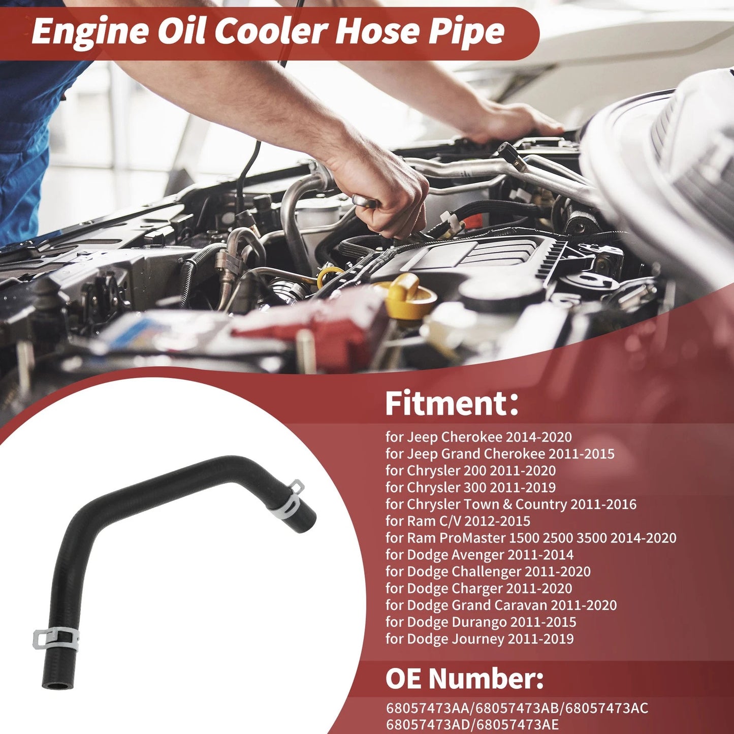 Oil Cooler Tube for Jeep Cherokee (2014-2020)