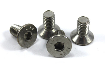 4 x rotor brake discs, hub bolts & stainless screws for Renault Laguna