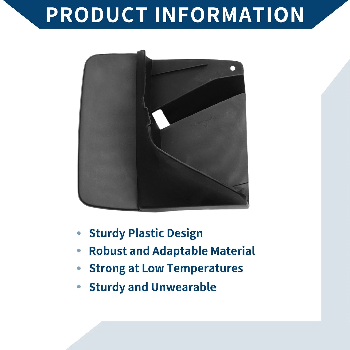 Mud Flaps Splash Guards 1 Set for Toyota Land Cruiser FJ120 Prado (2003-2009)