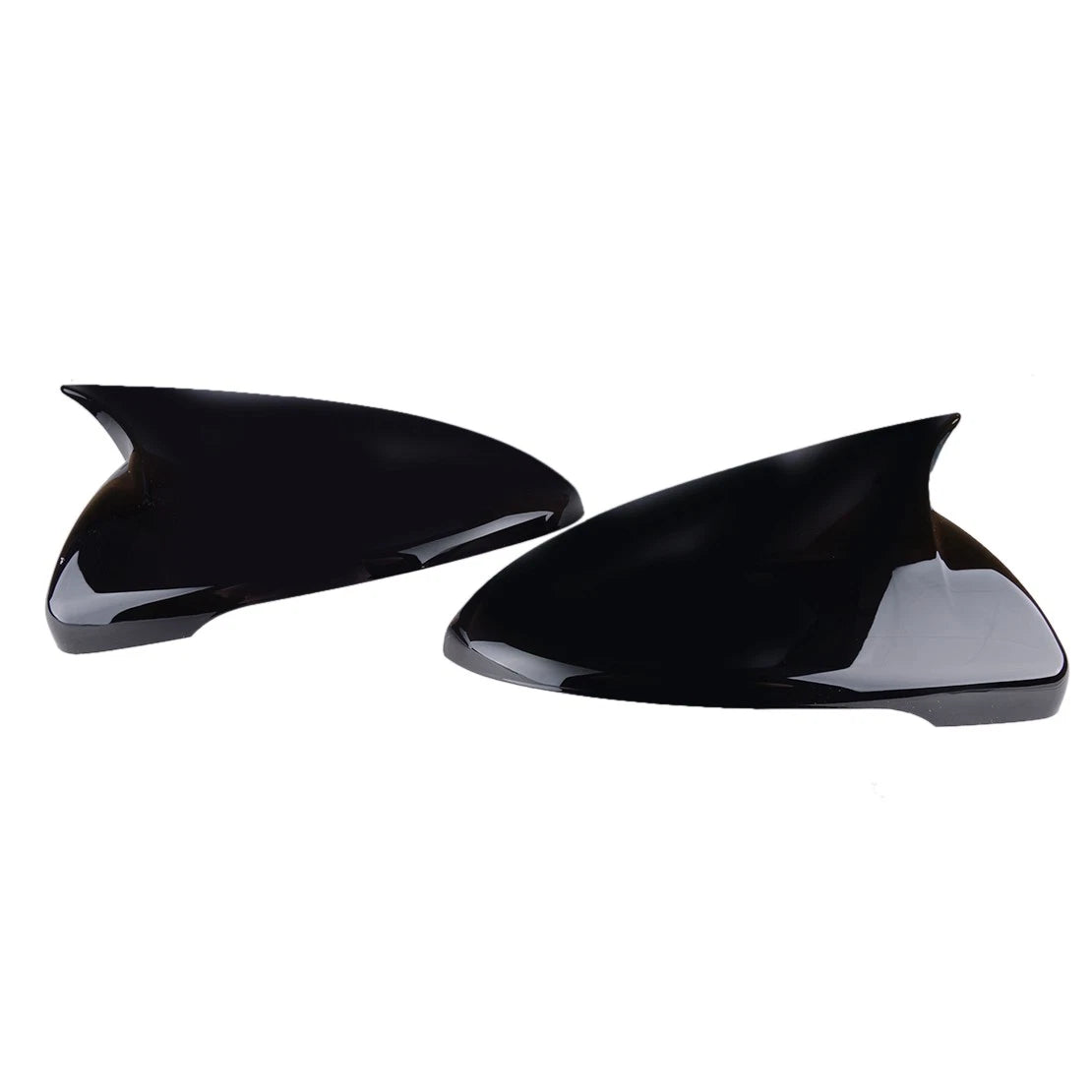 2 x Gloss Black Rear View Mirror Cover Caps for Kia Forte K3 Cerato (2014-2018)
