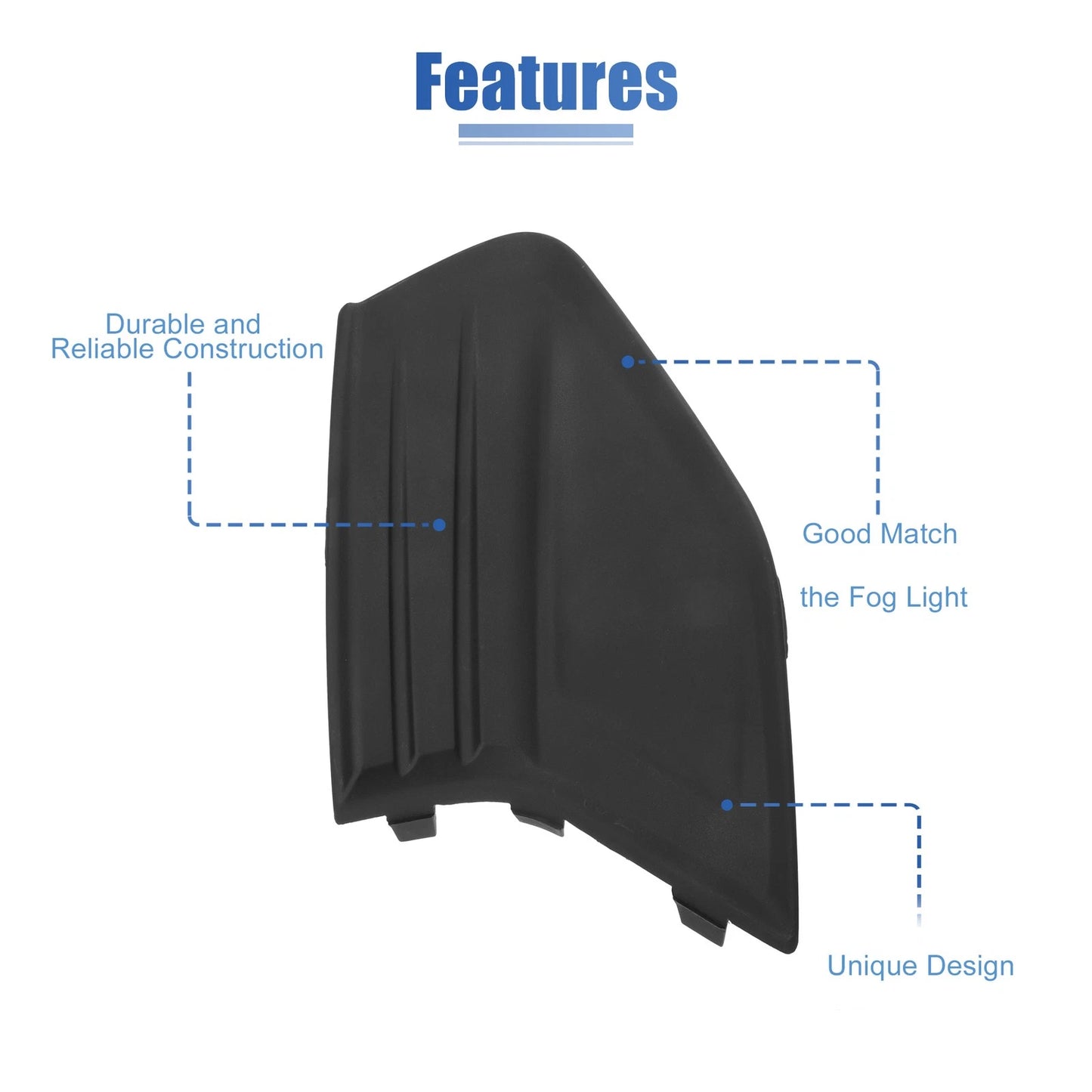 Front Left Fog Light Grille Cover for Ford Fusion (2019-2020)