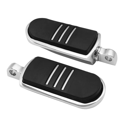 Chrome Male Mount Highway Foot Pegs for Harley Dyna Wide Glide