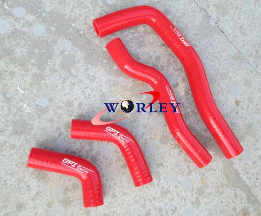 Silicone Radiator Hose RED for Honda CRF450X CRF450 2005-2016