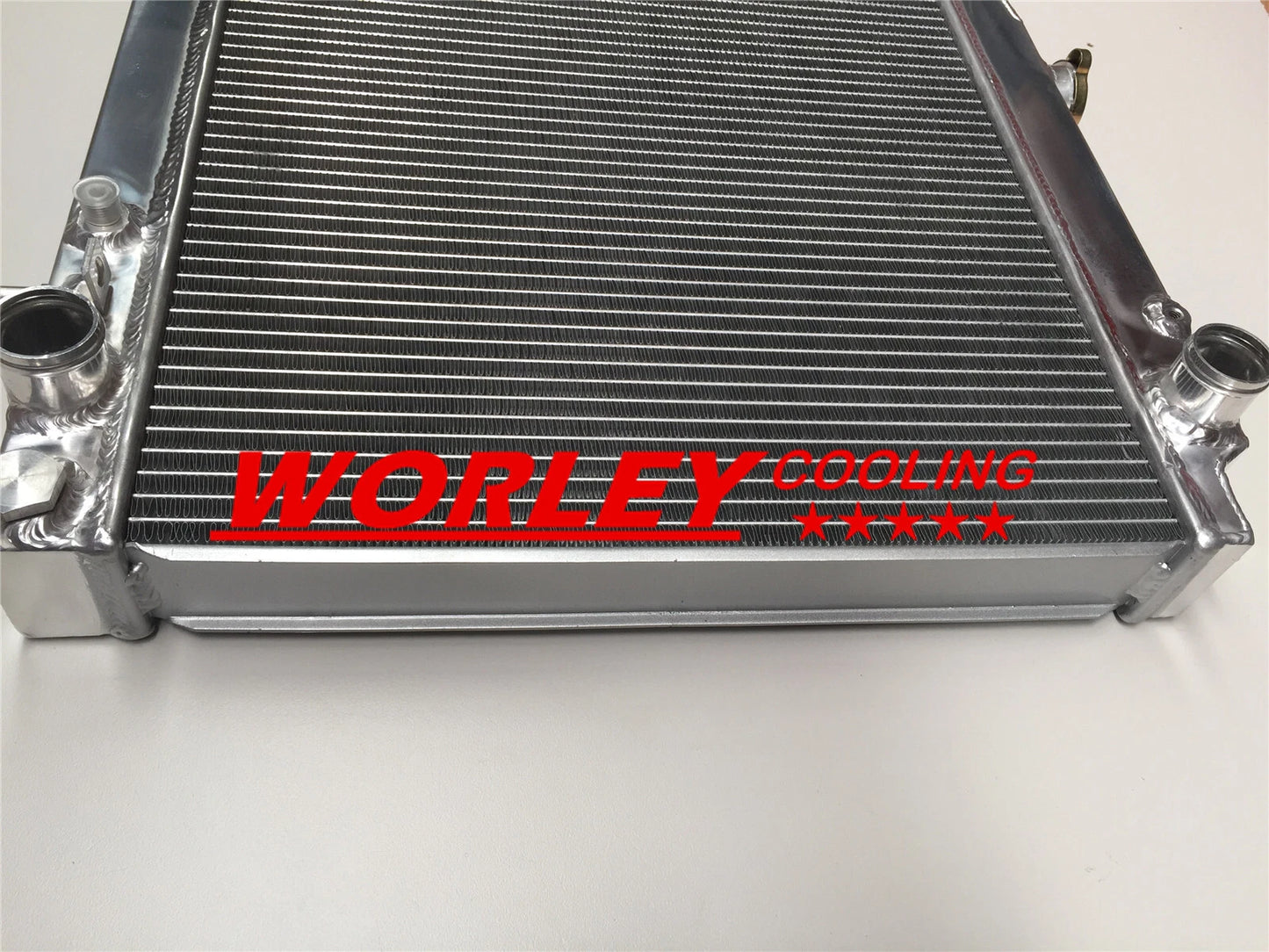 44mm Radiator + Blue Hose for Nissan Pintara/Skyline R33/R34 (1993-2002)