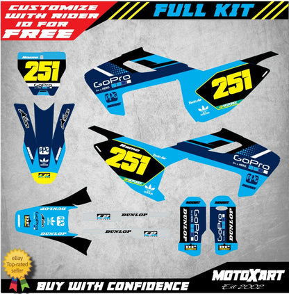 Custom Graphic Kit BOOST Style for Husqvarna FC 350 (2016-2018)