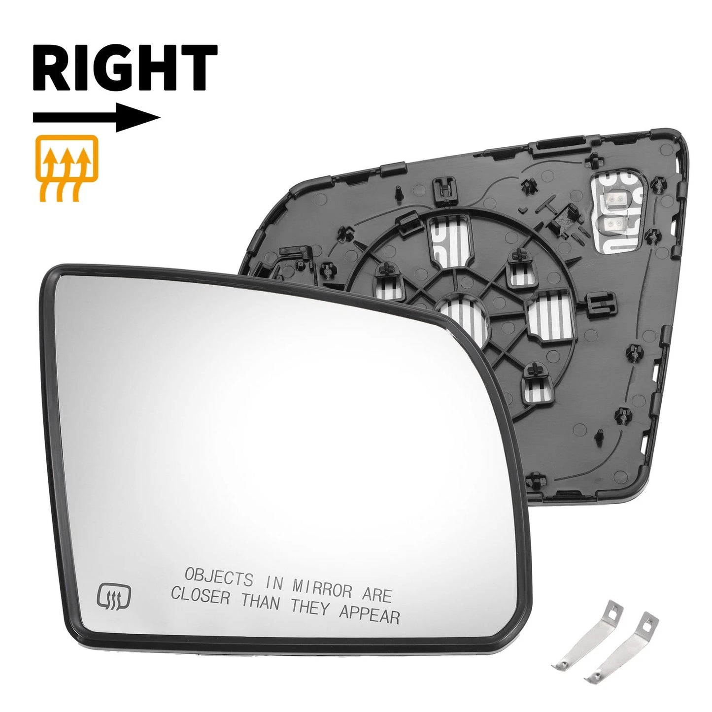 Heated White Mirror Glass for Toyota Tundra (2014-2021)