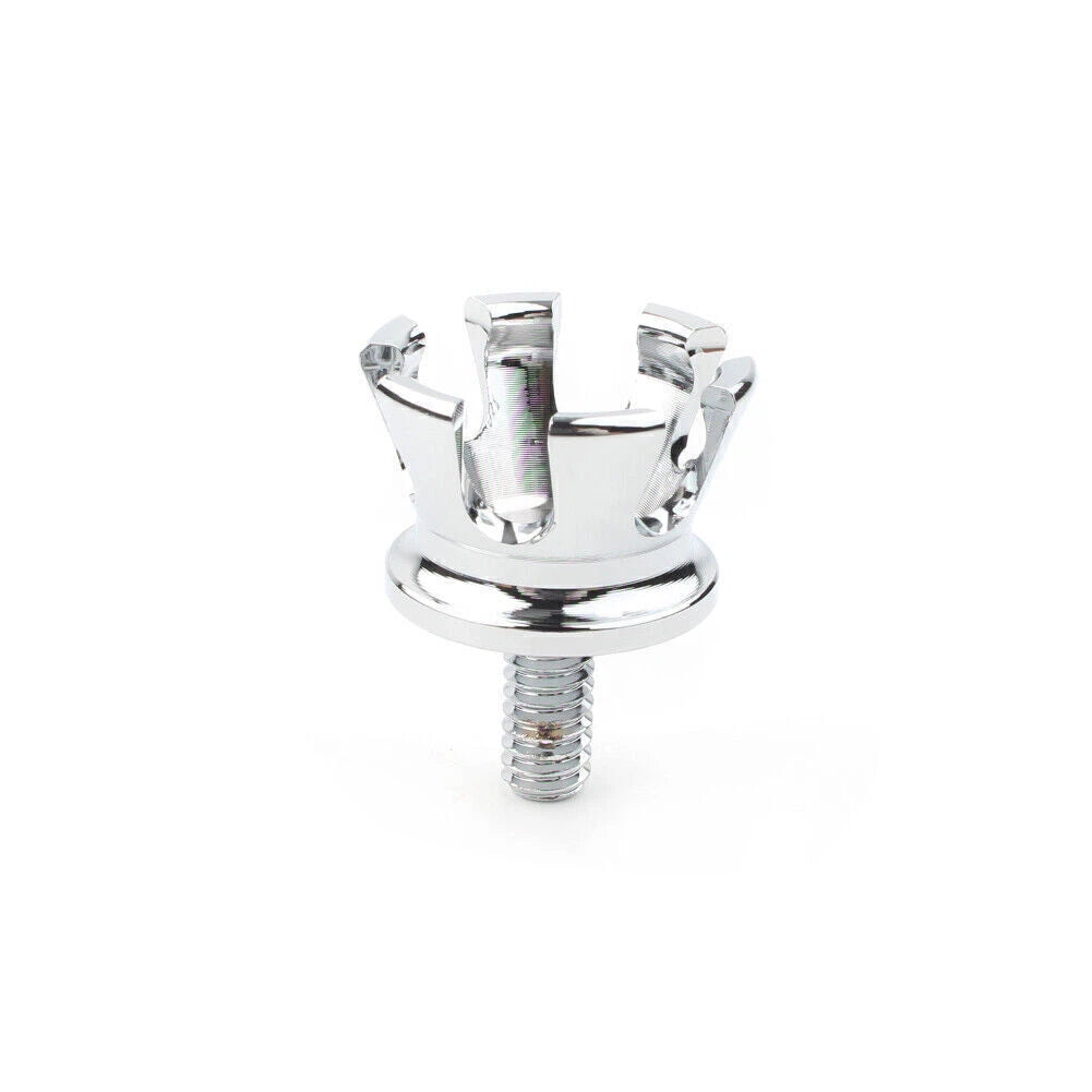Rear Seat Bolt Tab Screw Mount for Harley 1996-2023 Chrome
