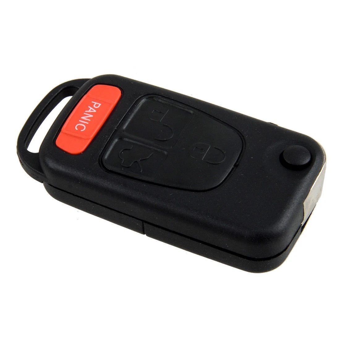 4 Button Flip Remote Key Fob Housing Shell for Mercedes-Benz ML320 C230 (1998-2005)