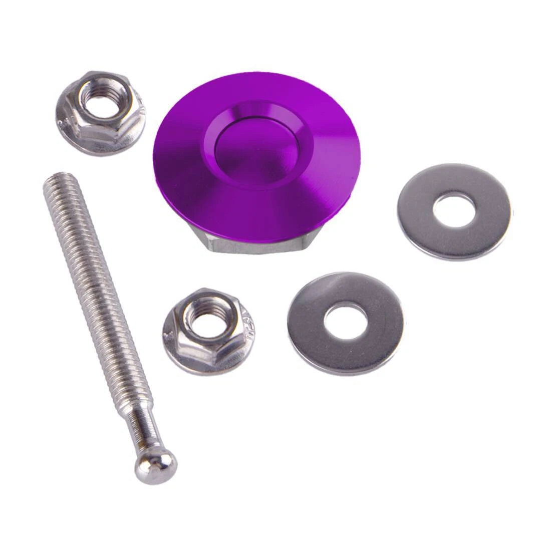 Aluminum Bumper Quick Release Fasteners for Fender Hatch Lid Purple