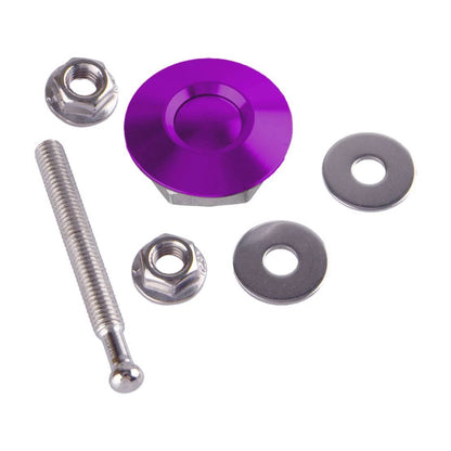 Aluminum Bumper Quick Release Fasteners for Fender Hatch Lid Purple