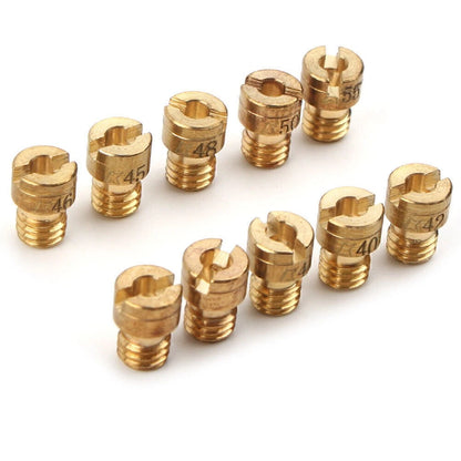 10X Main Jet M4 4mm for GY6 50cc 139QMB Scooter Keihin Carb PZ19 (2003-2023)