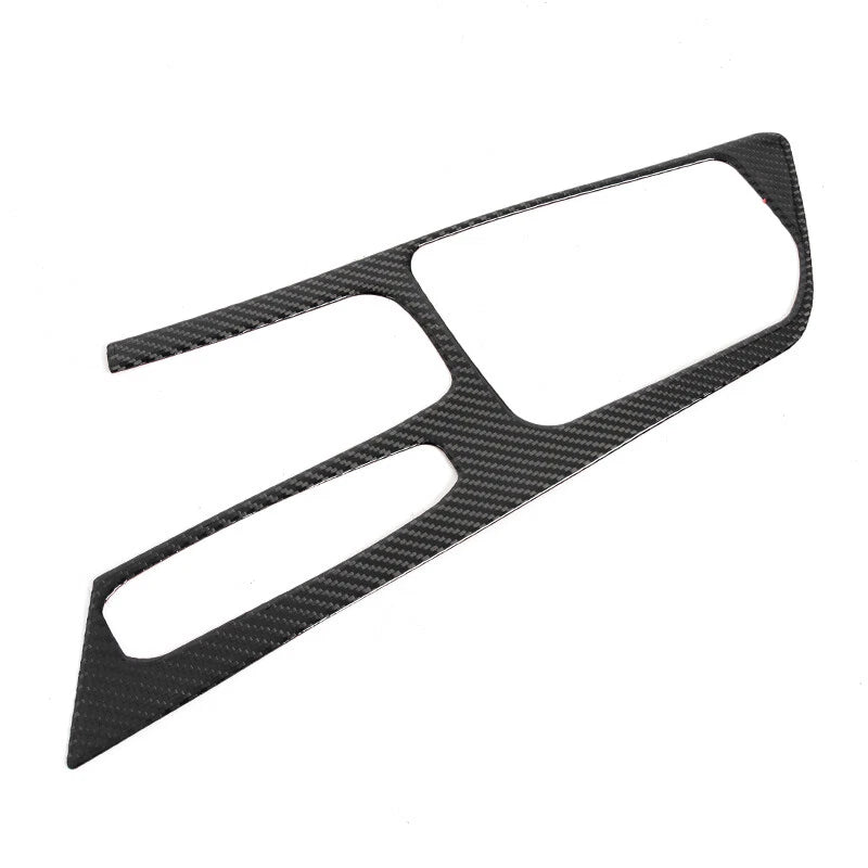 Carbon Fiber Central Console Gear Shift Panel Cover for Corvette C8 (2020-2024)