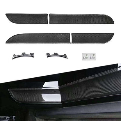 Carbon Fiber Side Door Body Guard Moulding Cover Trim For Porsche Macan 2014-22