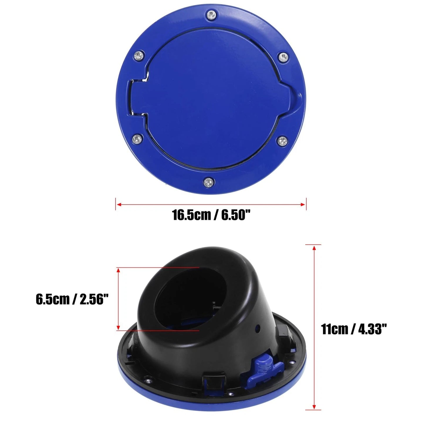 Gas Filler Fuel Tank Cap for Jeep Wrangler JK Unlimited (2007-2018)
