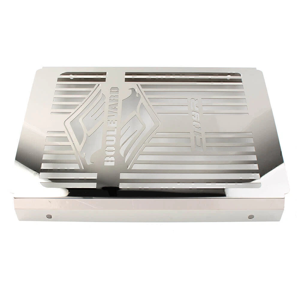 Chrome Steel Radiator Guard Cover for Suzuki Boulevard C109R (2008-2016)