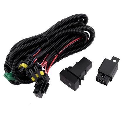 H11 Fog Light Wiring Harness Switch Relay for Ford Focus, Infiniti, Nissan