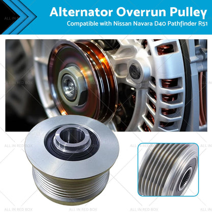 Alternator Overrunning Pulley for Nissan Navara D40, Pathfinder R51 (2005-2015)
