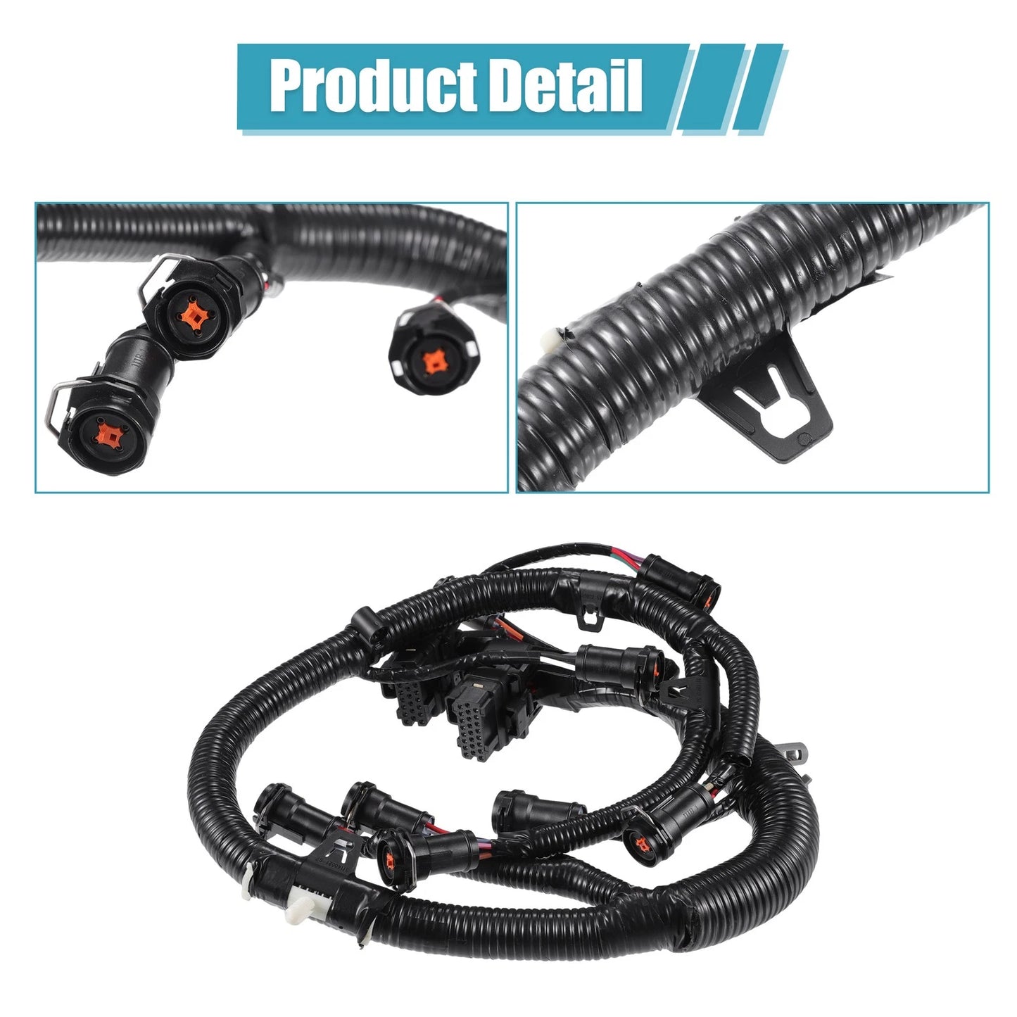Fuel Injector Wire Harness for Ford F250 F350 F450 F550 (2003-2007)