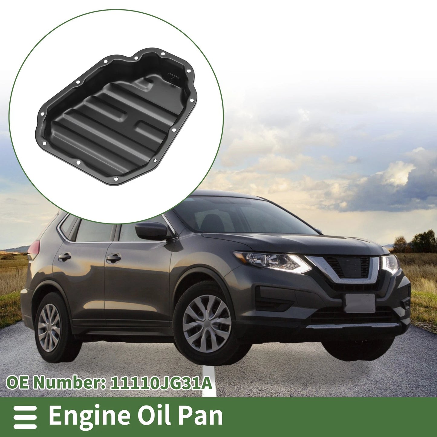 Engine Oil Pan for Nissan Rogue l4 2.5L (2008-2023)