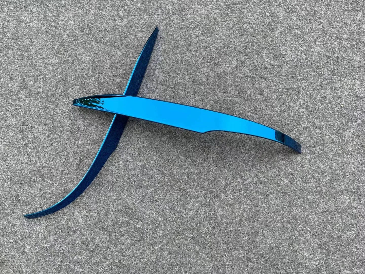 Rearview Side Steel Cover Trim Blue Style for Toyota Harrier Venza (2020-2024)