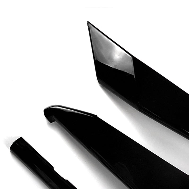 3 x Gloss Black Radiator Grille Cover Trim for Nissan Sentra (2020-2021)