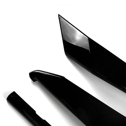3 x Gloss Black Radiator Grille Cover Trim for Nissan Sentra (2020-2021)