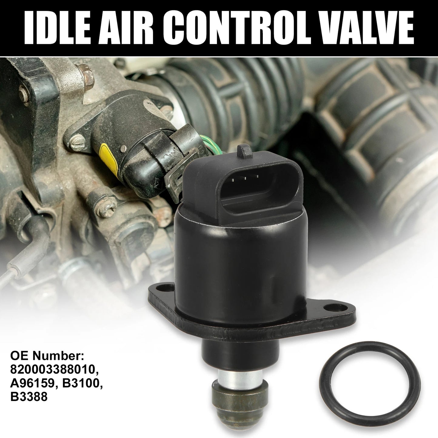 Idle Air Control Valve & Gasket for Peugeot 306 (2000-2002)