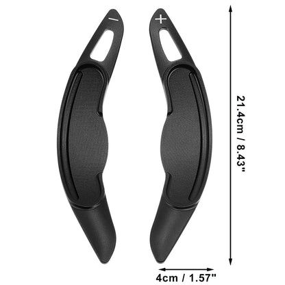 Black Steering Wheel Shift Paddle Extend Cover for BMW Mini Cooper