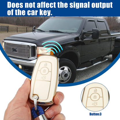 TPU 3 Button Keyless Entry Remote Cover for Ford Bronco (2021-2023)