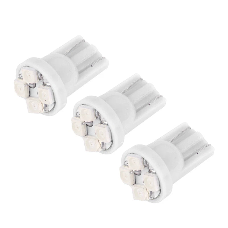 20pc T10 W5W 194 168 2825 4SMD 1252 LED Bulbs for Instrument Cluster Lights
