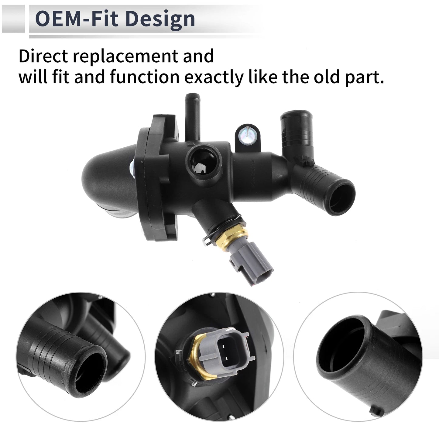Engine Coolant Thermostat Housing for Ford Ranger 2.2 TDCI (2011-2024)