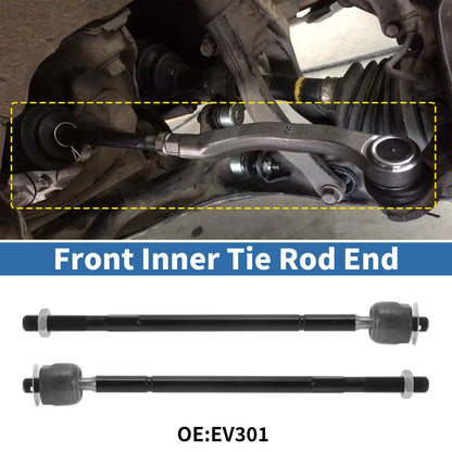 2 x Front Inner Tie Rod End Link for Toyota Camry (1992–2001)