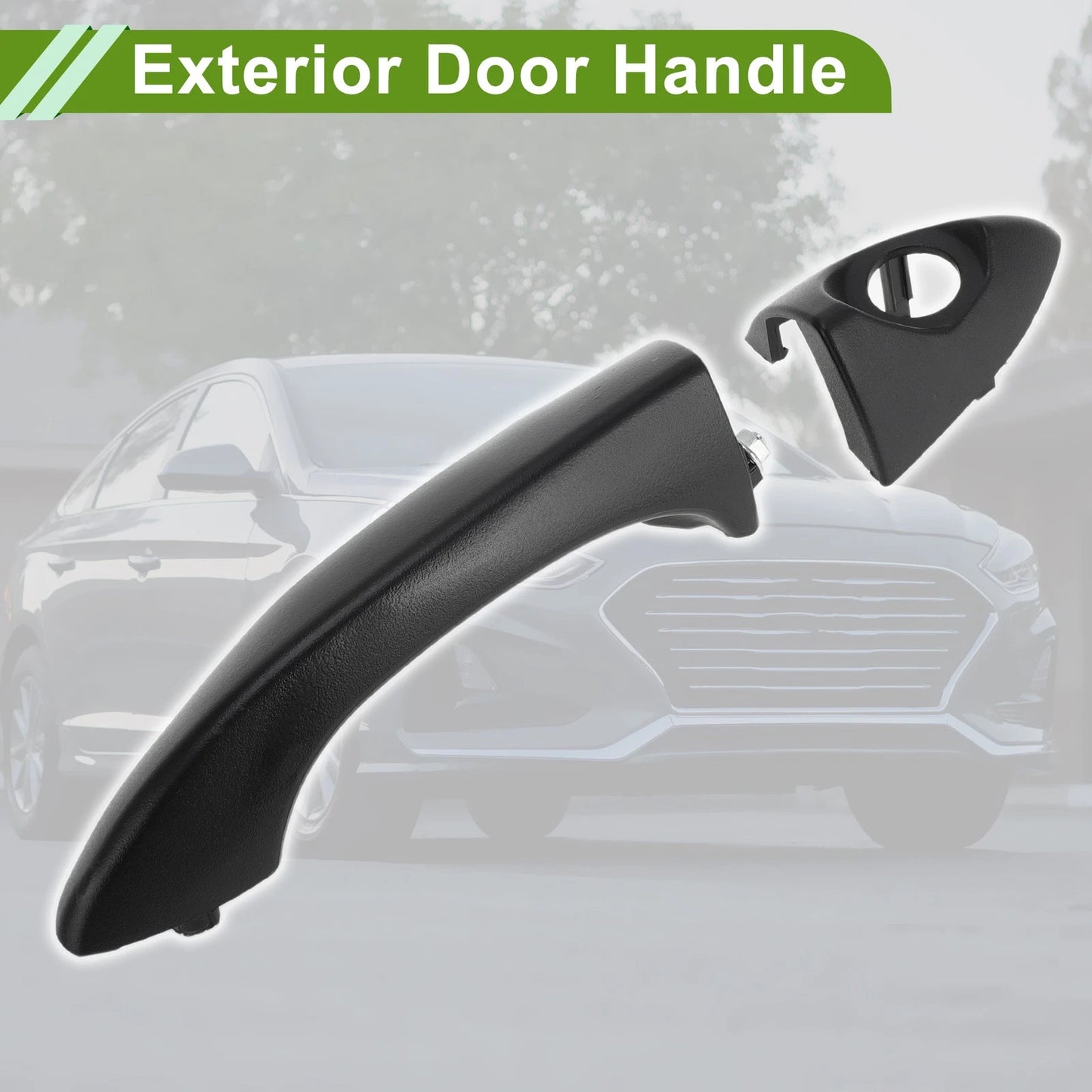 Exterior Door Handle for BMW X5 E53 2000-2006 Black Front Left
