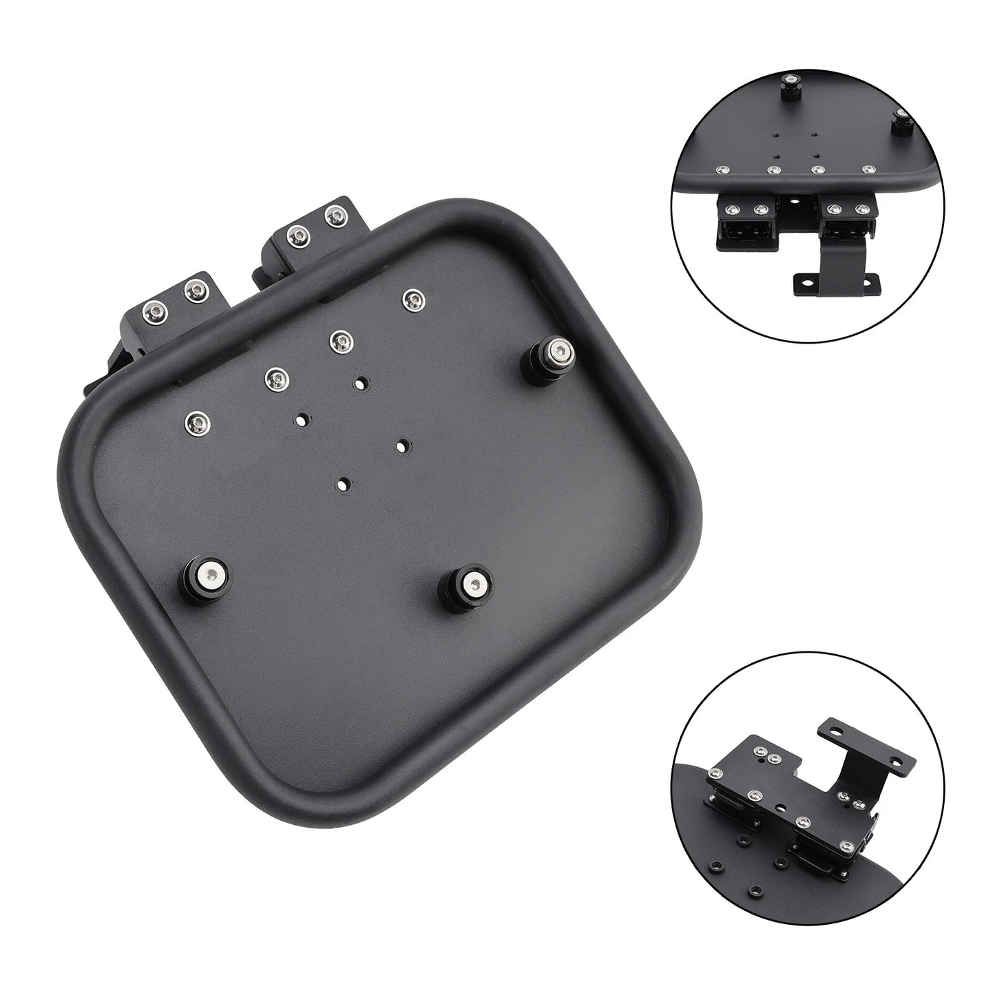 Saddlebag Mounting Bracket Left Black for Honda CT125 Huntercub (2020-2024)