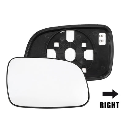 Heated Right Side Rearview Mirror Glass w/ Backing Plate for Jeep