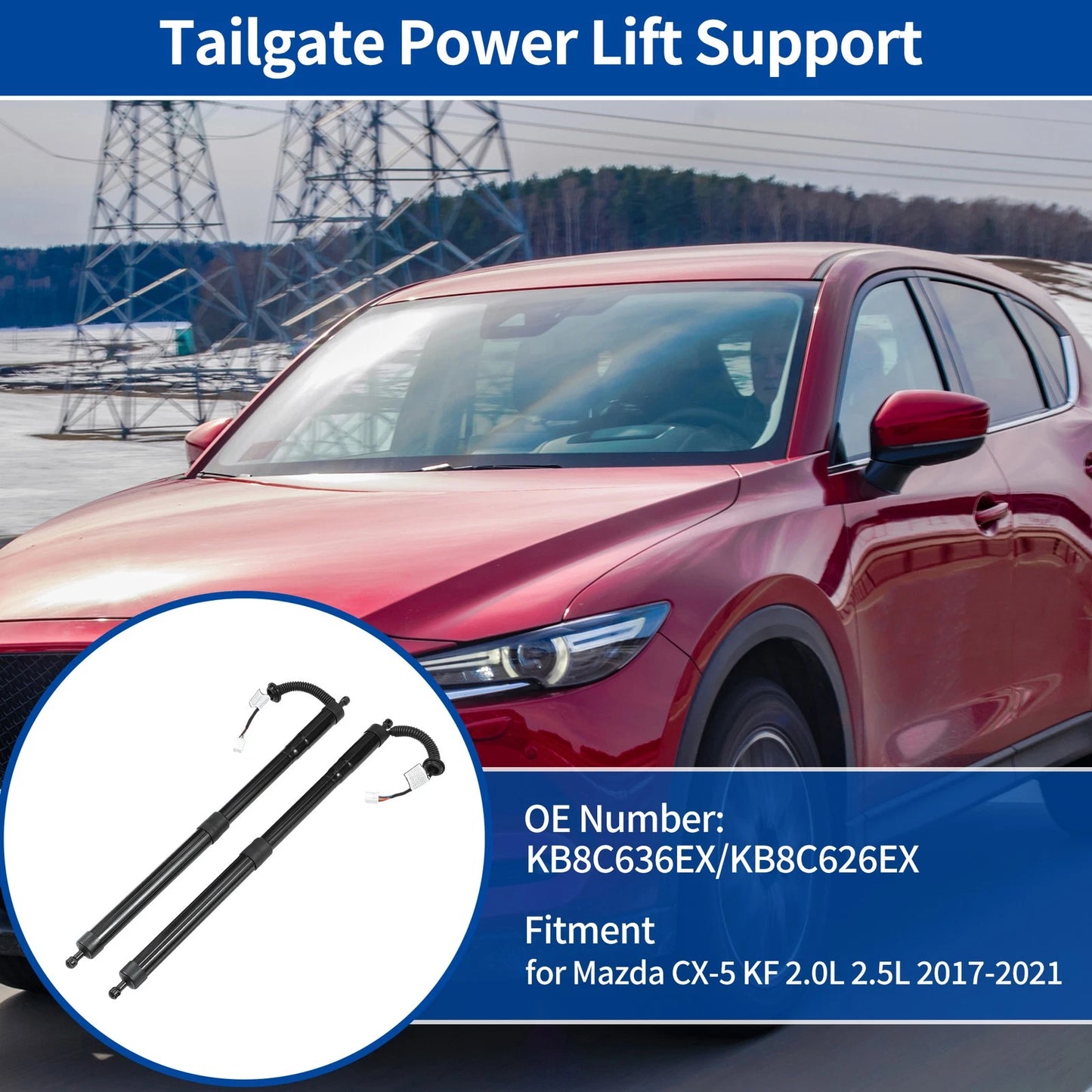 Rear Tailgate Power Lift Support for Mazda CX-5 (2017-2021)