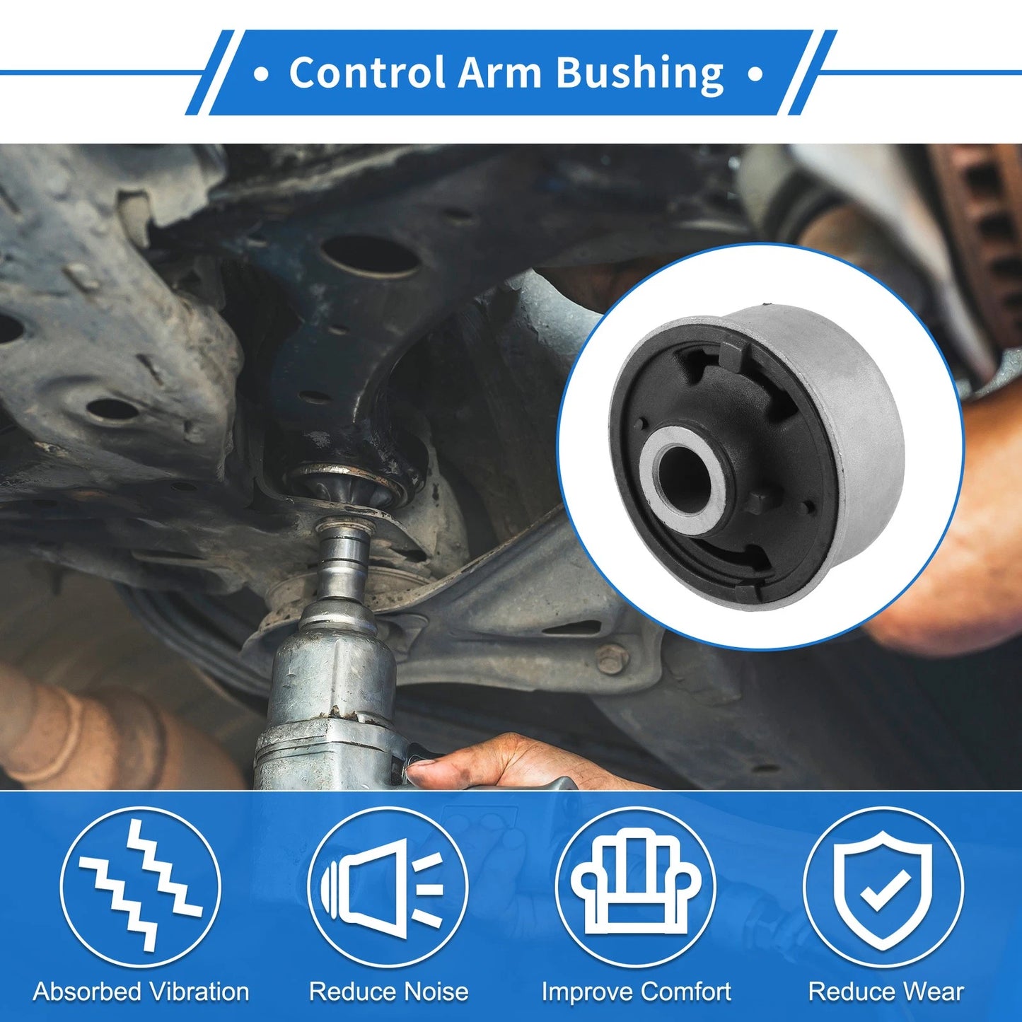 Front Lower Control Arm Bushing for Toyota Corolla Matrix Prius Vibe (2003-2013)