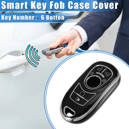 6 Button Remote Keyless Key Fob Case Cover for Buick Encore Enclave