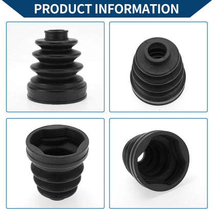 Inner CV Joint Boot Kit w/ Clamps for Hyundai Tucson (2010-2013)