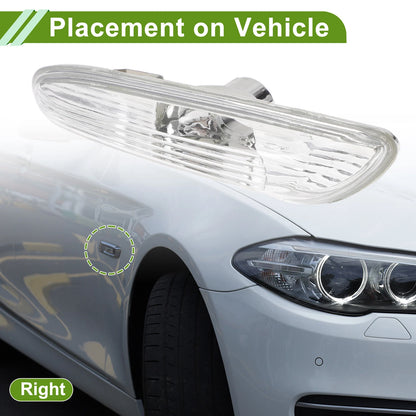 Right Side Marker Light Cover for BMW 3 Series E90 (2006-2010)