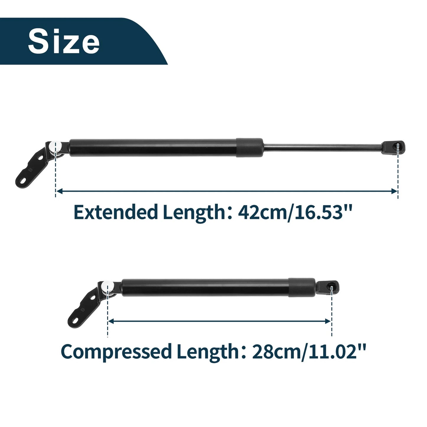 Rear Hatch Lift Supports 2 x Gas Springs for Toyota Celica (2000-2005)