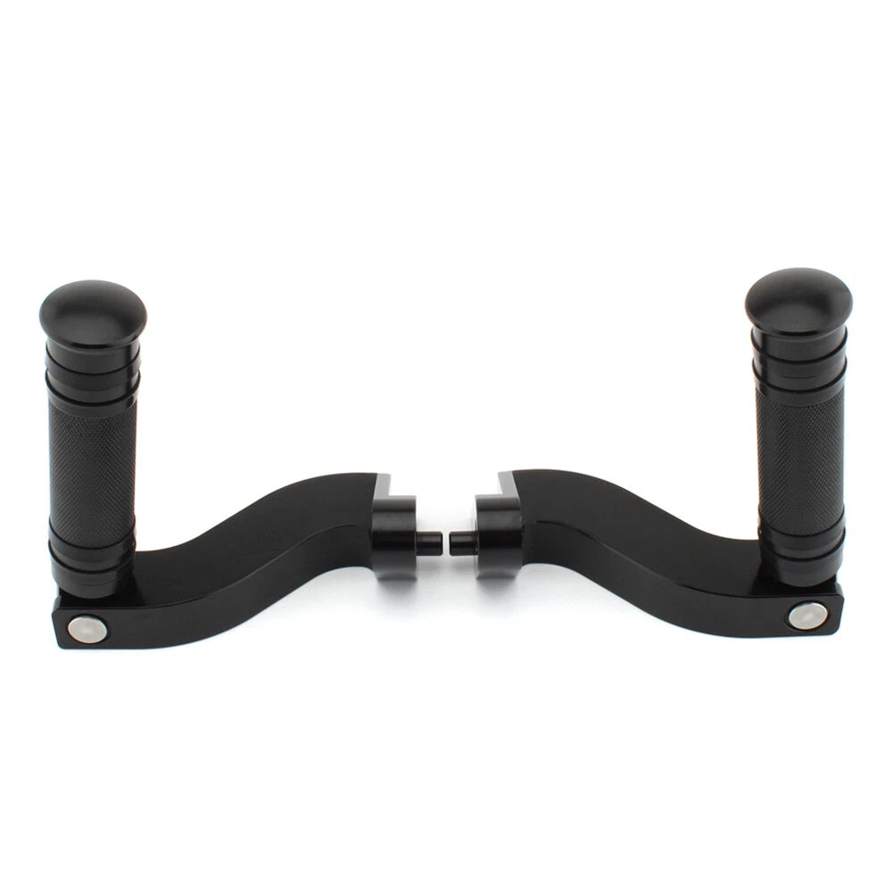 Rear Passenger Foot Pegs for Harley Touring (1993-2023) Black